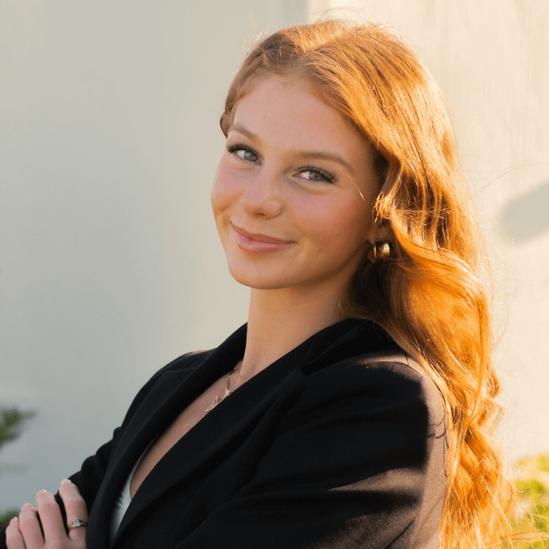 Portrait of Anna Rispo, Marketing and Business Development Manager at Sunshine Home Care Services, supporting growth and community engagement for senior home care.